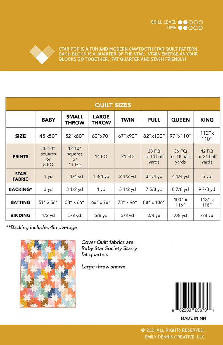 Behind Bars Modern Quilt Pattern | Jane Hardy Miller | Urban Elementz #EU2703