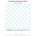 Crosshatch Perspective Egg Block digital longarm quilting pattern by Cowgirl Crafty