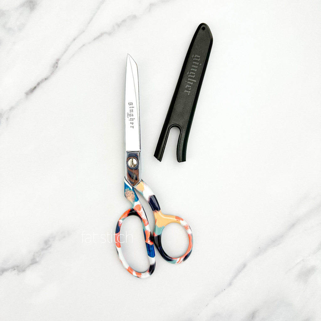 Knife-Edge Dressmaker Shears by Gingher, Limited Edition Designer Series Rynn 8in #220522