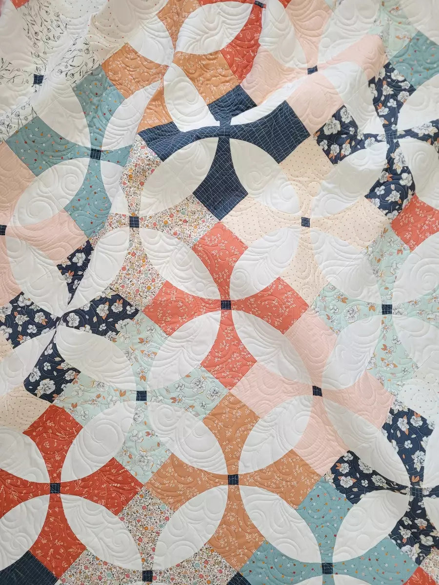Flowering Patchwork Quilt Modern Quilt Pattern