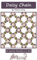 Daisy Chain Fat Quarter Friendly in 6 Sizes | Quilting Pattern | Happy Quilting