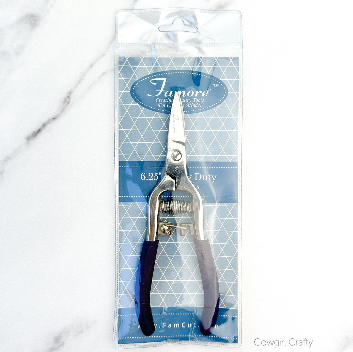 Rag Quilt Spring-Action Locking Scissor Snips 6-1/2in #766SP