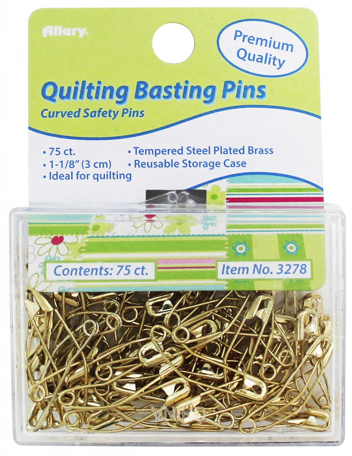 Quilting Basting Pins 1-1/8in 75pk #3278