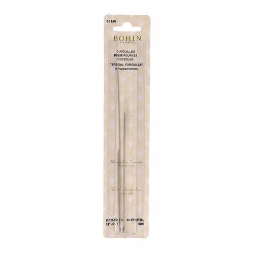 Bohin Dollmaking Needles 3-1/2in/5in/7in #83150