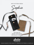 Sophie Phone Case with Card Pockets Mini Bag Pattern Series | Renée Kapitanski | Sallie Tomato #LST172