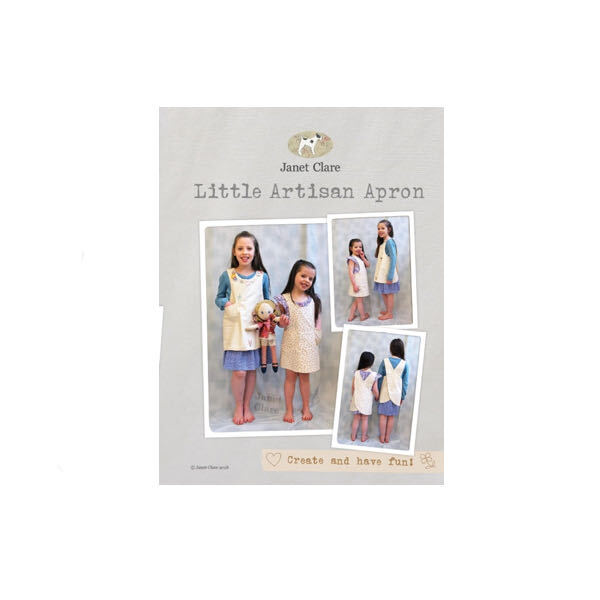 Little Artisan Apron Pattern by Janet Clare #JC177